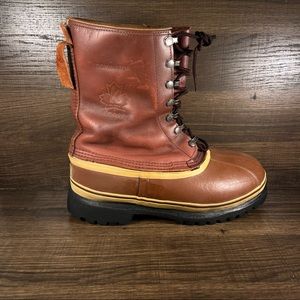 Sorel Men’s Vintage Dominator Brown Snow Boots (Missing Lined Fur)